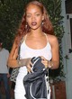 Rihanna visible tits in sexy dress pics