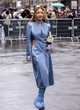 Rita Ora stuns in all blue outfit pics