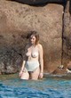 Maya Hawke topless in water with her mom pics