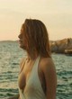 Miriam Leone naked pics - flashing boob on the beach