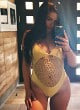 Ariel Winter naked pics - sexy yellow bikini selfie