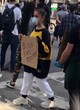 Ariana Grande casual at protest in la pics