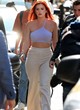 Bella Thorne out in sexy crop top in italy pics