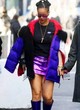 Rihanna out in colorful outfit in ny pics