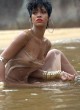 Rihanna naked pics - shows tits during photoshoot