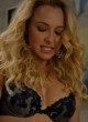 Hayden Panettiere naked pics - shows tits in sheer black bra