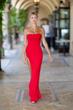 Brooks Nader <b>Brooks Nader</b> Stuns in Scarlet Gown at Exclusive LA Wedding! pics