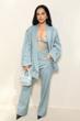 Becky G Becky G's Powder Blue Power Play at Amiri SS26 Show pics