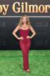 Paige Spiranac Paige Spiranac Dazzles in Sheer Red Gown at 