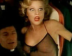 Eva Herzigova flashes tits thru silk dress nude clips