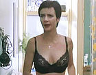 Rachel Griffiths tempts in lacy lingerie videos