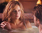 Leelee Sobieski teases in wet lingerie clips