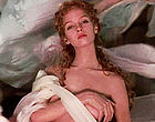 Uma Thurman covers her bare tits and pussy clips