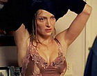 Uma Thurman exposes tits in wet lingerie clips
