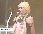 Taylor Momsen shows her seductive bare tits clips