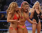 Torrie Wilson caught in wet bikini on a ring videos