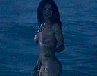 Salma Hayek romping naked in the ocean clips