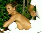 Rachel Hunter side boobs on massage table videos