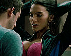 Genesis Rodriguez great cleavage in pink bra videos