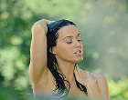 Katy Perry shower & cleavage in bikini videos