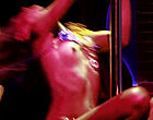 Katie Cassidy topless pole dancing in Live clips