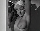 Jayne Mansfield black & white nude boobs clips