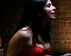 Sarah Silverman sexy cleavage in red lingerie clips