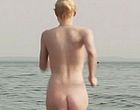 Dakota Fanning naked BD running on beach nude clips
