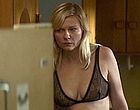 Kirsten Dunst in a black bra shows cleavage clips