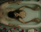 Frankie Shaw lying in bathtub, showing tits nude clips