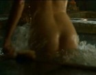 Gwendoline Christie showing bare butt in pool clips