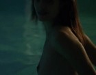 Emmy Rossum showing tits & ass in pool clips