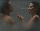 Lauren Cohan naked taking shower clips