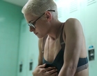 Kristen Stewart running in her bra & panties clips