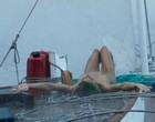 Shailene Woodley fully naked on a boath clips