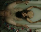Frankie Shaw lying fully nude in bathtub nude clips