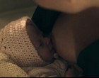 Yvonne Strahovski breast in the handmaids tale clips