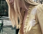 Elle Fanning braless, shows her breast nude clips