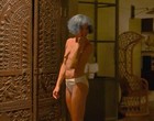 Zoe Kravitz blue wig and topless nude clips