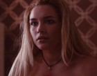 Florence Pugh nude tits, plays with knife nude clips